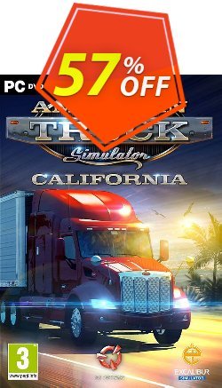 57% OFF American Truck Simulator : California Starter Pack PC Coupon code