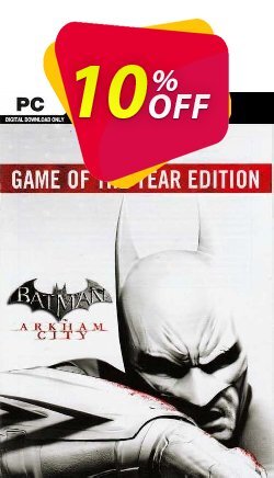 Batman Arkham City  Game of the Year Edition PC Deal 2024 CDkeys