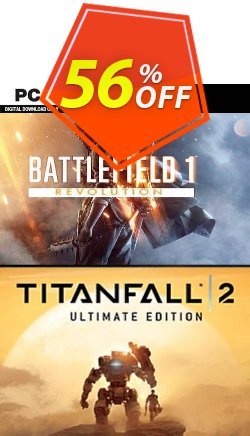 Battlefield 1 Revolution and Titanfall 2 Ultimate Edition Bundle PC Coupon discount Battlefield 1 Revolution and Titanfall 2 Ultimate Edition Bundle PC Deal 2024 CDkeys - Battlefield 1 Revolution and Titanfall 2 Ultimate Edition Bundle PC Exclusive Sale offer 