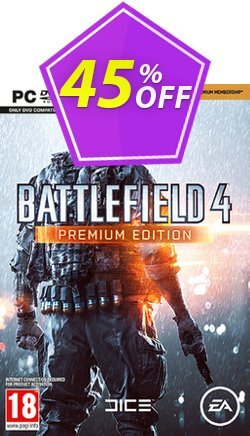 45% OFF Battlefield 4 Inc Premium Edition DLC PC Discount