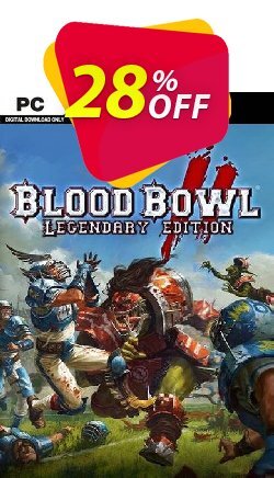 28% OFF Blood Bowl 2 - Legendary Edition PC Coupon code