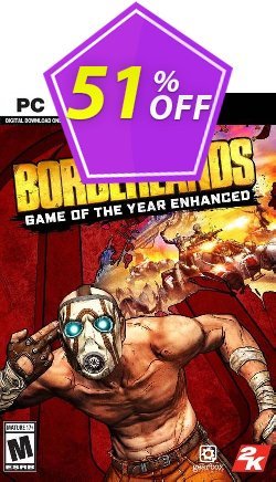 51% OFF Borderlands Game of the Year PC - WW  Discount