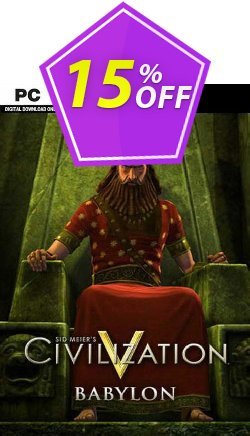 15% OFF Civilization V  Babylon - Nebuchadnezzar II PC Discount