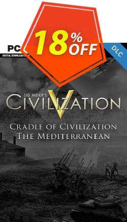 18% OFF Civilization V  Cradle of Civilization Map Pack Mediterranean PC Discount
