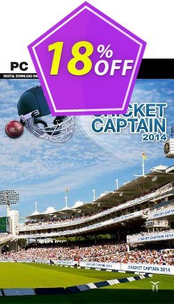 18% OFF Cricket Captain 2014 PC Coupon code