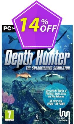 14% OFF Depth Hunter - PC  Coupon code