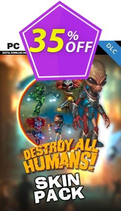 35% OFF Destroy All Humans! Skin Pack PC - DLC Discount