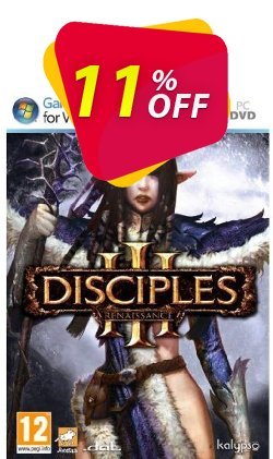 11% OFF Disciples III 3: Renaissance - PC  Coupon code