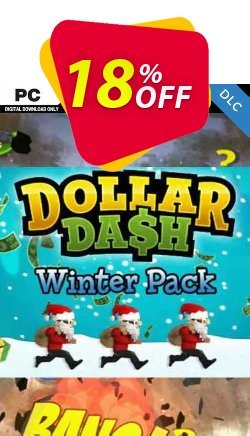 18% OFF Dollar Dash Winter Pack PC Coupon code