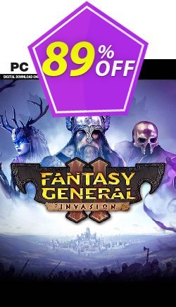 89% OFF Fantasy General II 2 PC Coupon code