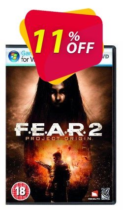 11% OFF Fear 2: Project Origin - PC  Coupon code
