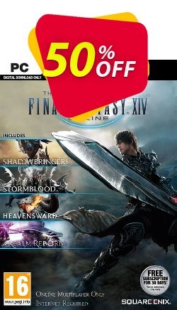 50% OFF Final Fantasy XIV 14 Online Complete Edition Inc. Shadowbringers PC Coupon code