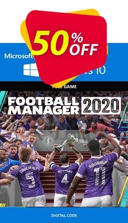 50% OFF Football Manager 2020 PC - Windows 10 - UK  Coupon code