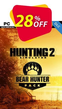 Hunting Simulator 2 Bear Hunter Pack PC-DLC Coupon discount Hunting Simulator 2 Bear Hunter Pack PC-DLC Deal 2024 CDkeys - Hunting Simulator 2 Bear Hunter Pack PC-DLC Exclusive Sale offer 