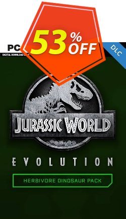 Jurassic World Evolution PC: Herbivore Dinosaur Pack DLC Coupon discount Jurassic World Evolution PC: Herbivore Dinosaur Pack DLC Deal 2021 CDkeys - Jurassic World Evolution PC: Herbivore Dinosaur Pack DLC Exclusive Sale offer for iVoicesoft