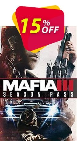 15% OFF Mafia III 3: Season Pass PC - Global  Coupon code