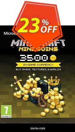 23% OFF Minecraft: 3500 Minecoins Coupon code