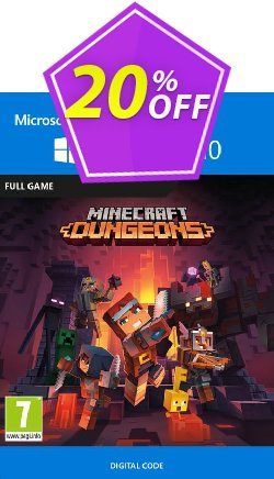 20% OFF Minecraft Dungeons - Windows 10 PC - UK  Discount