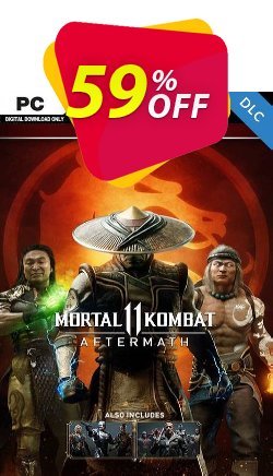 59% OFF Mortal Kombat 11: Aftermath + Kombat Pack Bundle PC - DLC Coupon code