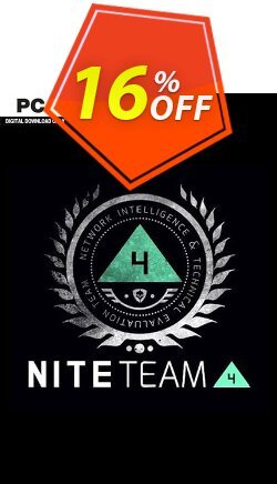 16% OFF Nite Team 4 PC Coupon code