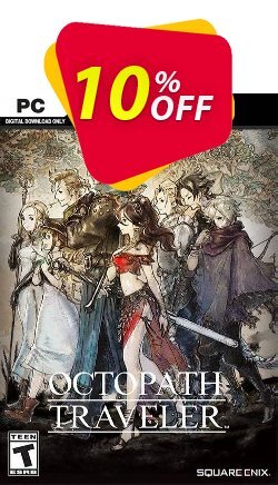 10% OFF Octopath Traveler PC Coupon code