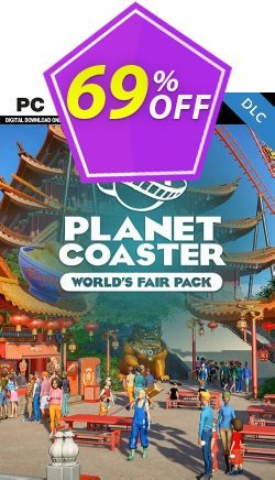 69% OFF Planet Coaster PC - World&#039;s Fair Pack DLC Discount