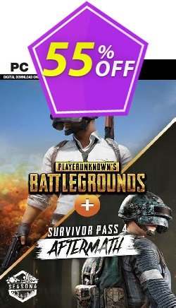 55% OFF PlayerUnknown&#039;s Battlegrounds - PUBG PC + Survivor Pass 4 Aftermath DLC Discount