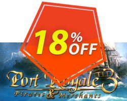 18% OFF Port Royale 3 PC Coupon code