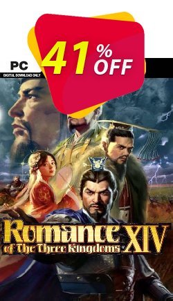 41% OFF Romance of the Three Kingdoms XIV 14 PC Coupon code