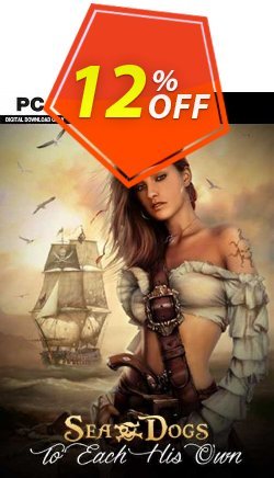 12% OFF Sea Dogs To Each His Own  Pirate Open World RPG PC Discount
