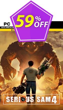 59% OFF Serious Sam 4 Deluxe Edition PC Coupon code