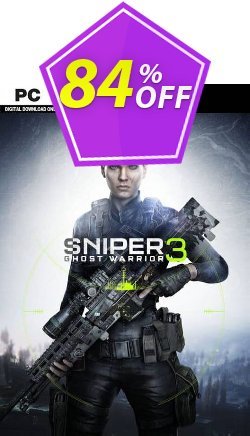 84% OFF Sniper Ghost Warrior 3 PC Discount