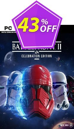 43% OFF Star Wars Battlefront II 2 - Celebration Edition PC Coupon code