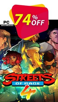 74% OFF Streets of Rage 4 PC Coupon code