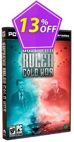 13% OFF Supreme Ruler Cold War - PC  Coupon code