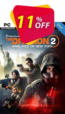 11% OFF The Division 2 PC: Warlords of New York PC Coupon code