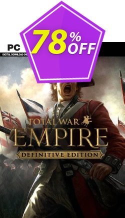 78% OFF Total War: Empire - Definitive Edition PC - EU  Coupon code