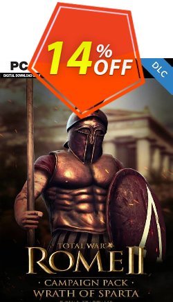 14% OFF Total War: ROME II - Wrath of Sparta Campaign Pack PC - DLC - EU  Coupon code