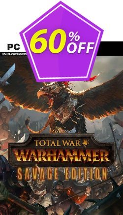 Total War: WARHAMMER- Savage Edition PC - EU Coupon discount Total War: WARHAMMER- Savage Edition PC (EU) Deal 2021 CDkeys - Total War: WARHAMMER- Savage Edition PC (EU) Exclusive Sale offer for iVoicesoft