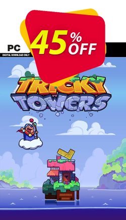 45% OFF Tricky Towers PC Coupon code