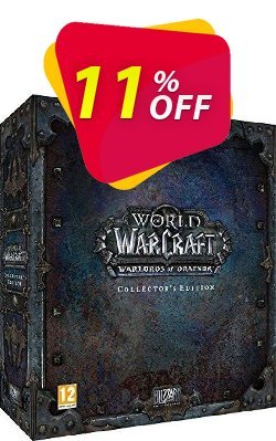 11% OFF World of Warcraft - WoW : Warlords of Draenor - Collector&#039;s Edition PC/Mac Discount