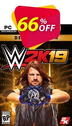 66% OFF WWE 2K19 Deluxe Edition PC Coupon code