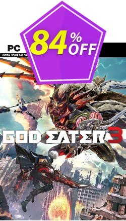 84% OFF God Eater 3 PC - EU  Discount