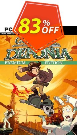 83% OFF Goodbye Deponia Premium Edition PC Coupon code