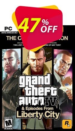 Grand Theft Auto IV: The Complete Edition PC - Rockstar  Coupon discount Grand Theft Auto IV: The Complete Edition PC (Rockstar) Deal 2024 CDkeys - Grand Theft Auto IV: The Complete Edition PC (Rockstar) Exclusive Sale offer 