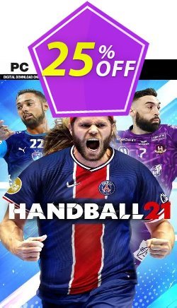 25% OFF Handball 21 PC Discount