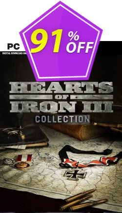 91% OFF Hearts of Iron III Collection PC Discount