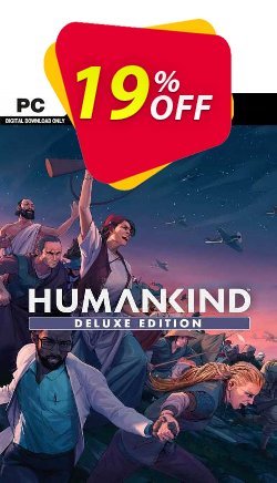 Humankind Digital Deluxe PC - WW  Coupon discount Humankind Digital Deluxe PC (WW) Deal 2024 CDkeys - Humankind Digital Deluxe PC (WW) Exclusive Sale offer 