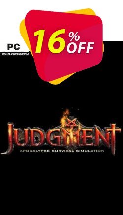 16% OFF Judgment: Apocalypse Survival Simulation PC Coupon code
