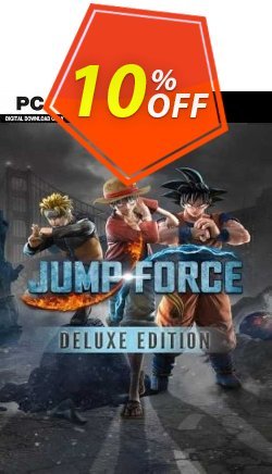10% OFF JUMP FORCE - Deluxe Edition PC - EMEA  Coupon code